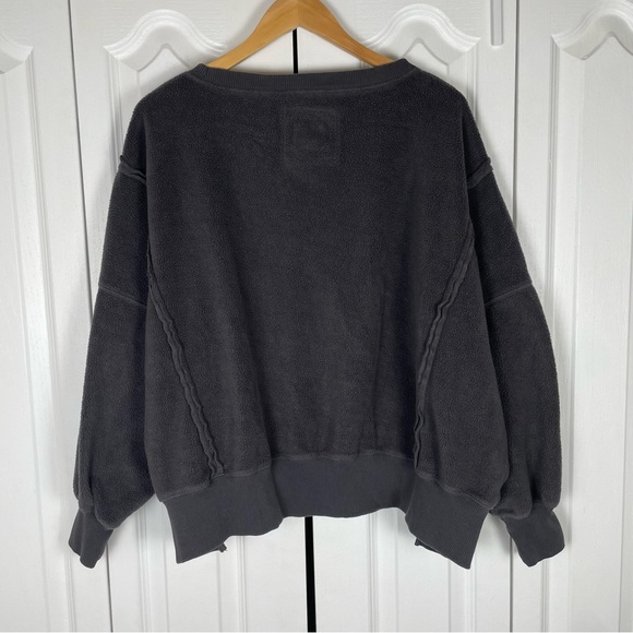 American Eagle Seriously Huggable Oversized Tunic Sweater Size S Gray Lagenlook - Picture 9 of 15